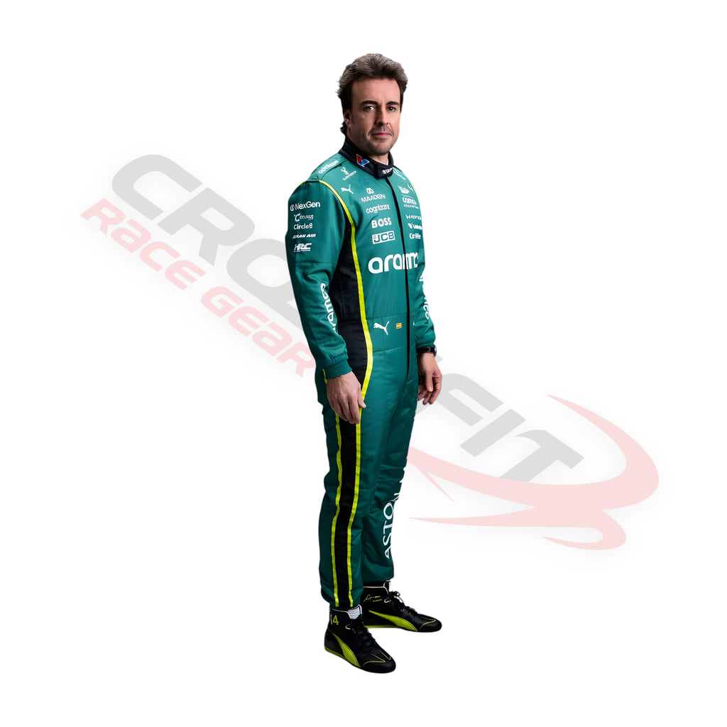 NEW 2026 Fernando Alonso Aston Martin F1 Race Suit Replica