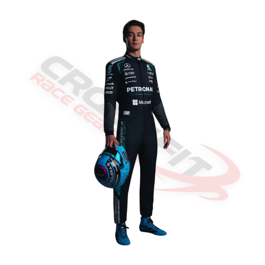 NEW 2026 George Russell Mercedes F1  Race Suit Replica  Microsoft
