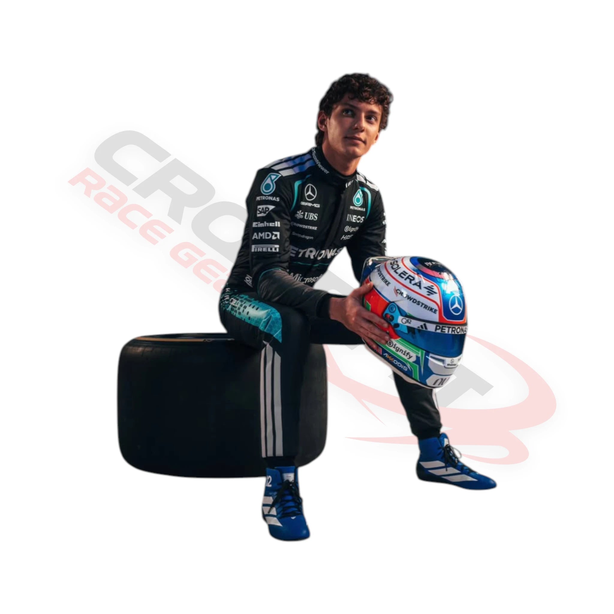 NEW 2026 Kimi Antonelli Mercedes F1  Race Suit Replica  Microsoft