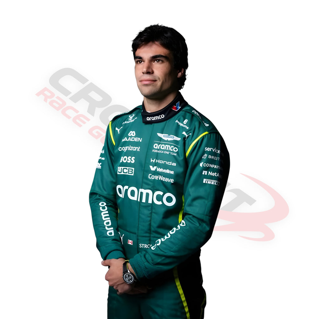 NEW 2026 Lance Stroll Aston Martin F1 Race Suit Replica