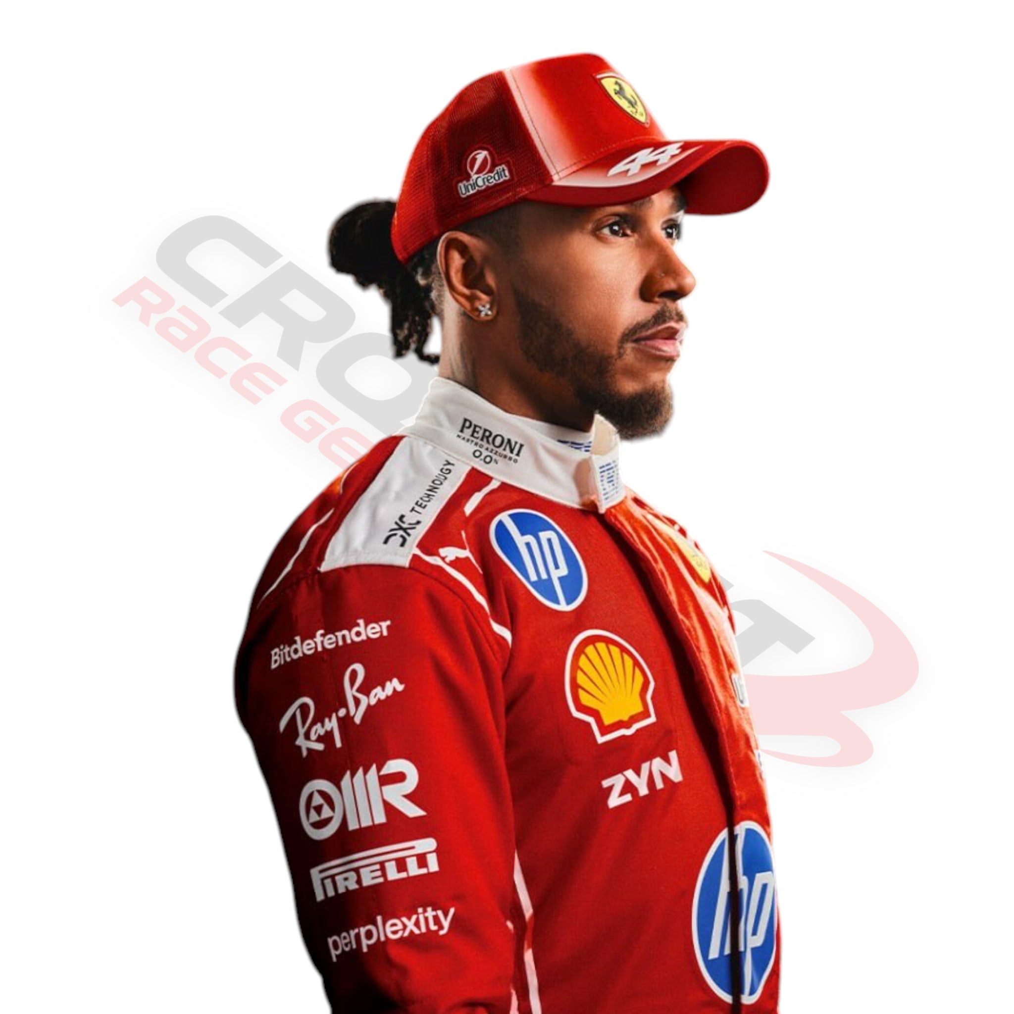 NEW 2026 Lewis Hamilton Scuderia Ferrari HP F1 Race Suit Replica