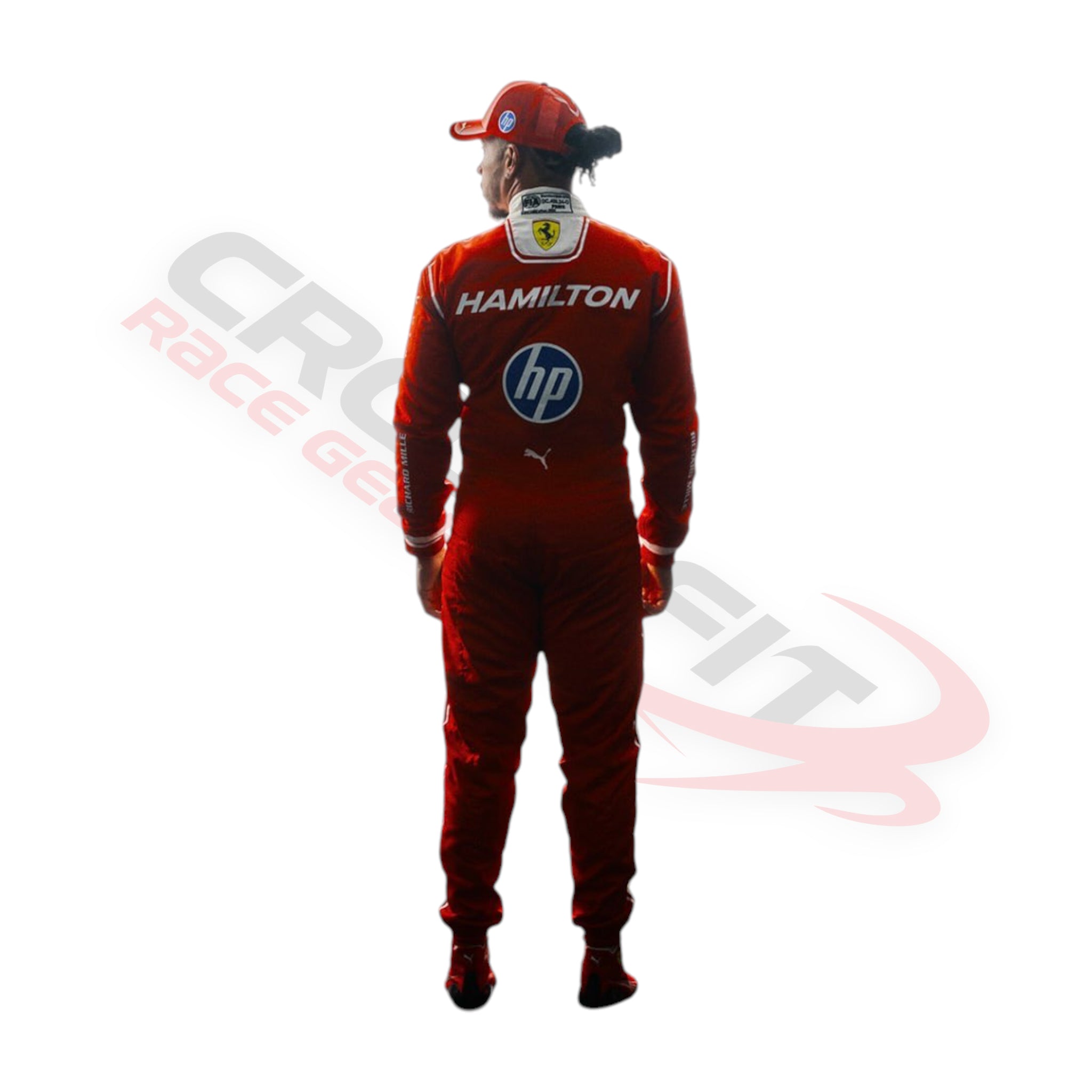 NEW 2026 Lewis Hamilton Scuderia Ferrari HP F1 Race Suit Replica