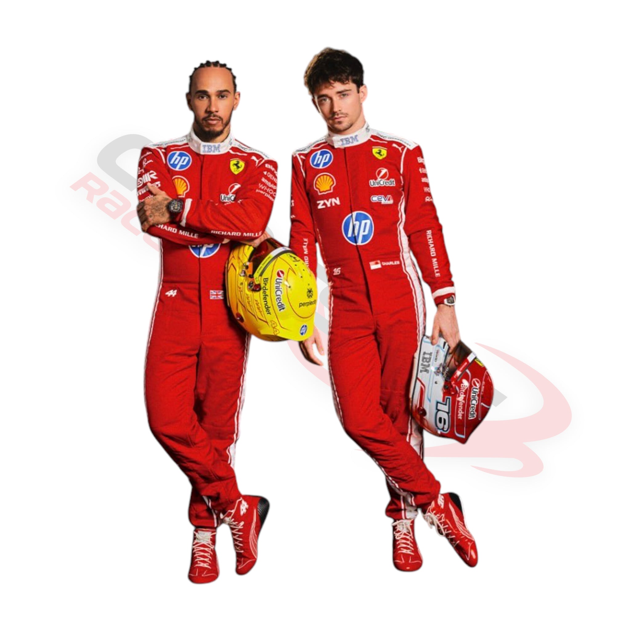 NEW 2026 Lewis Hamilton Scuderia Ferrari HP F1 Race Suit Replica