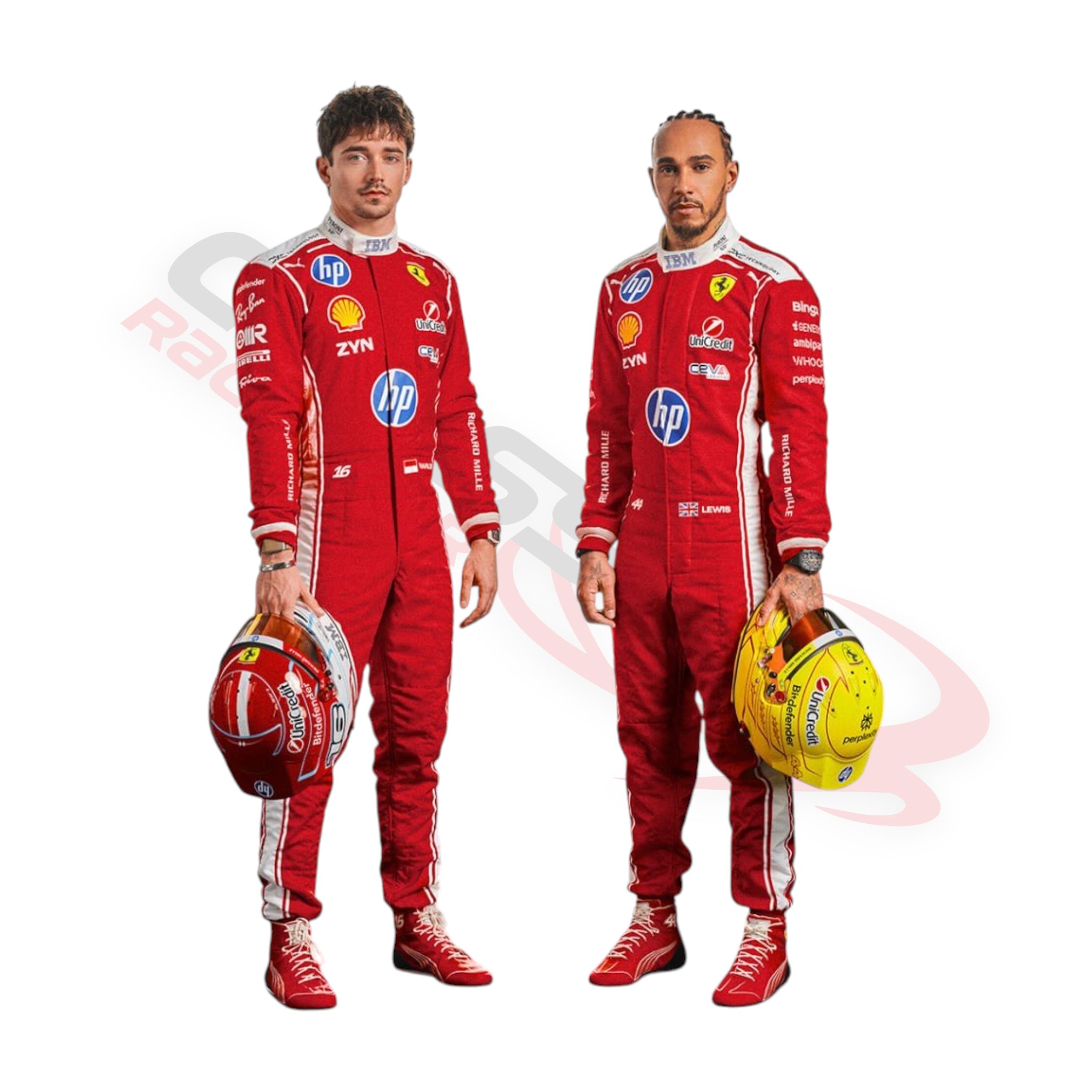 NEW 2026 Lewis Hamilton Scuderia Ferrari HP F1 Race Suit Replica