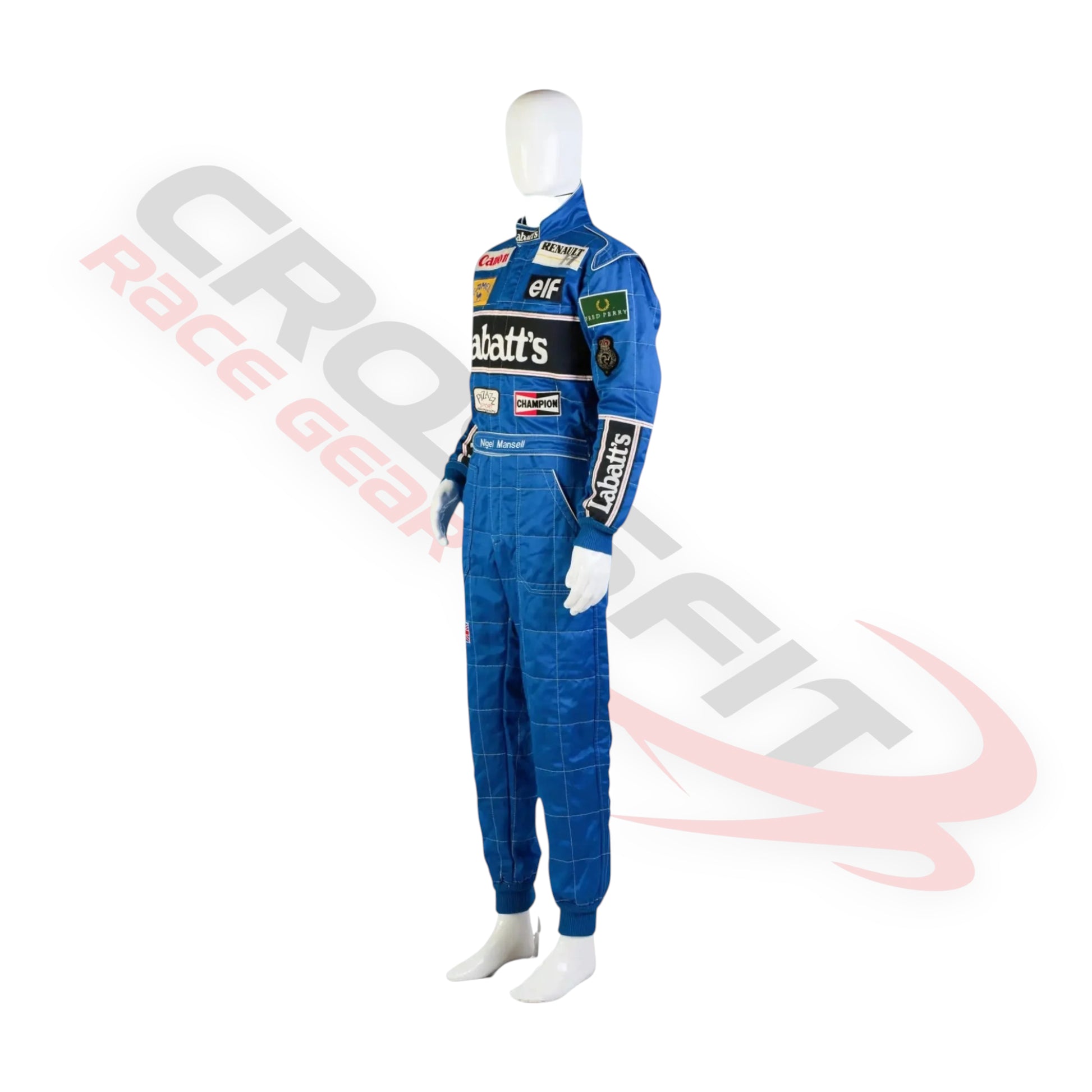 Nigel Mansell 1992 Embroidered patches F1 Race Suit