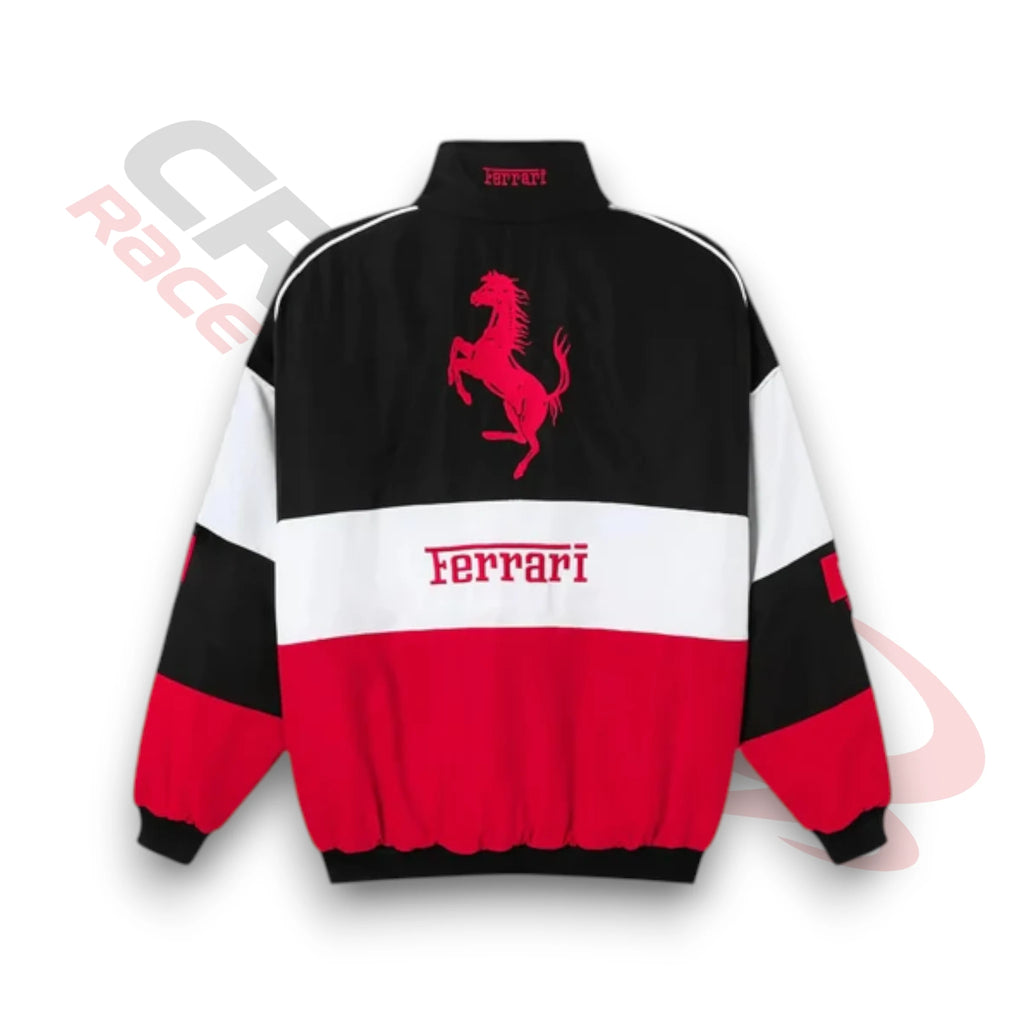 Scuderia Ferrari Vintage Jacket  Black, Red And White