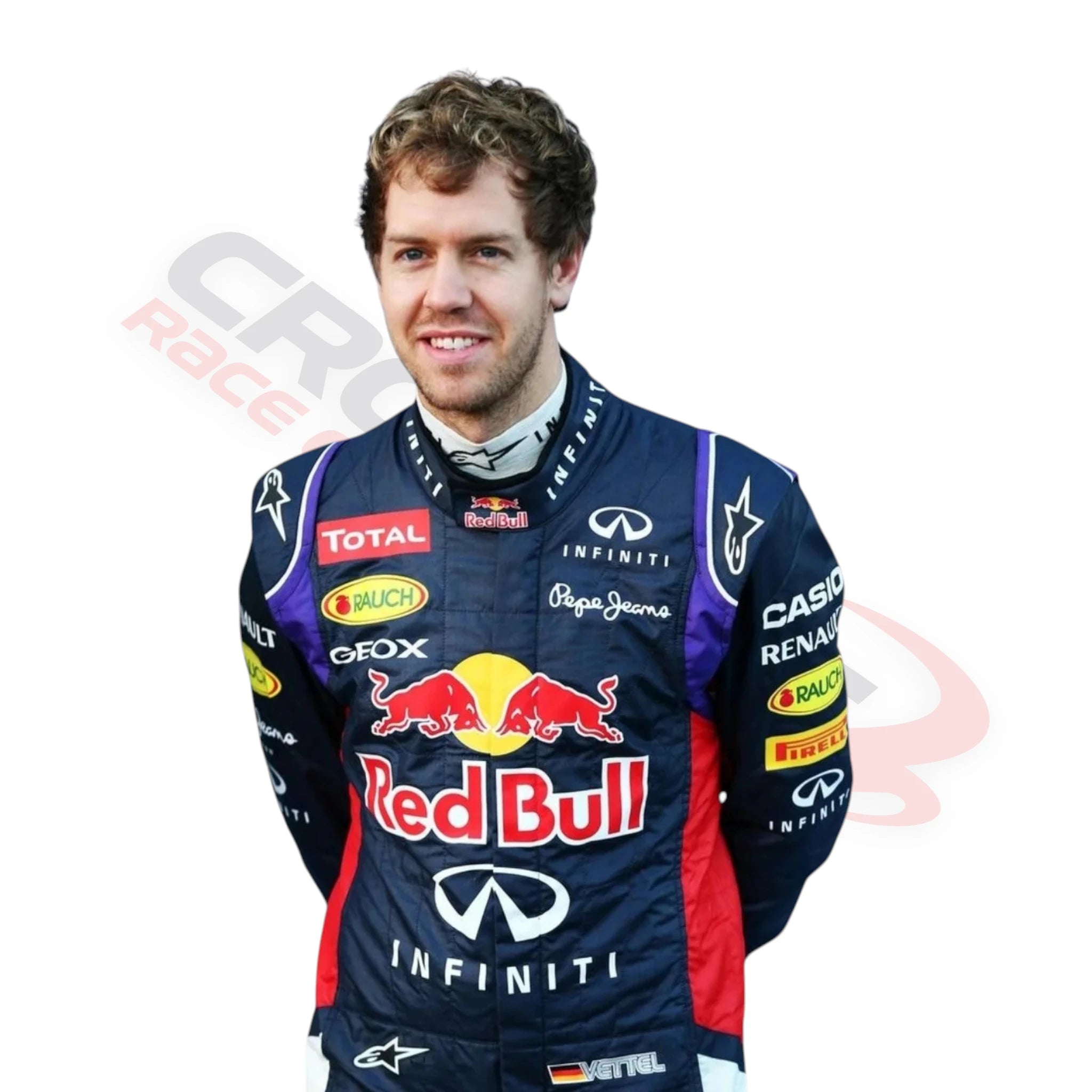 Sebastian Vettel 2014 Red Bull Racing F1 Printed Race Suit
