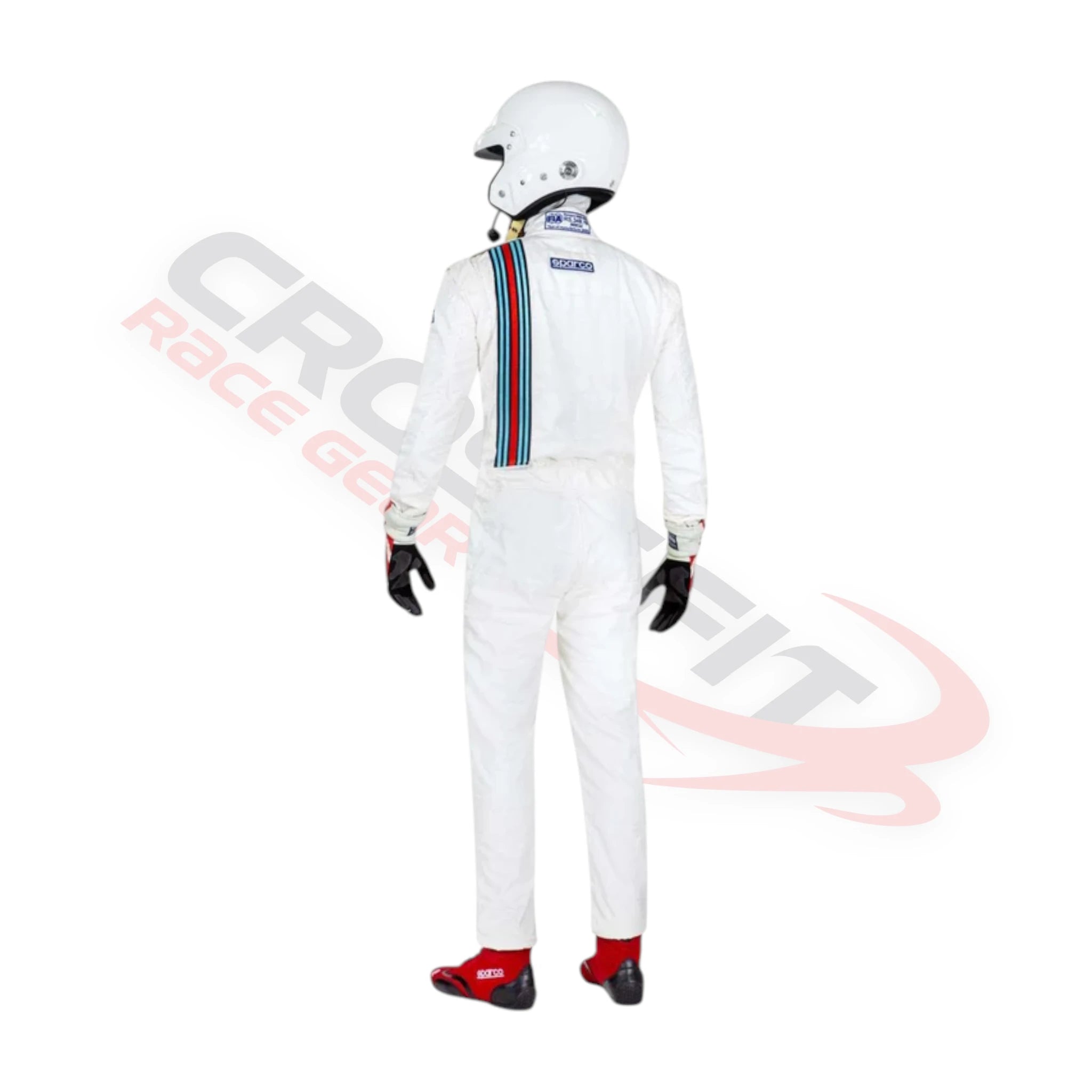 Sparco Martini Printed Go Kart Race Suit Replica