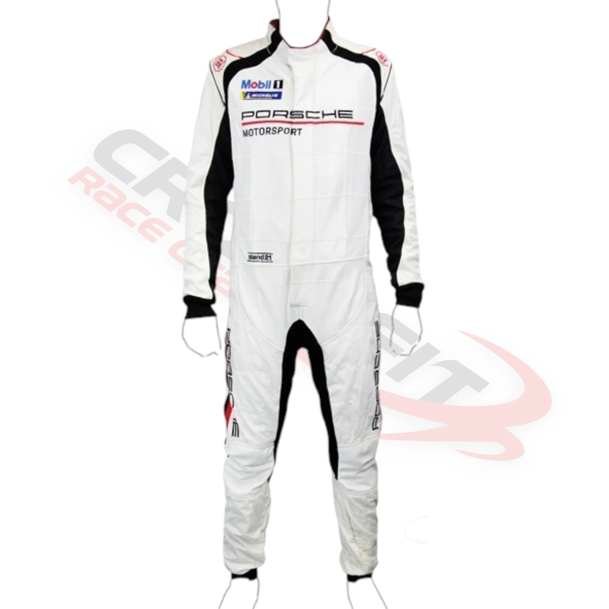 Stand 21 Porsche Evo Printed Motorsport Race Suit White