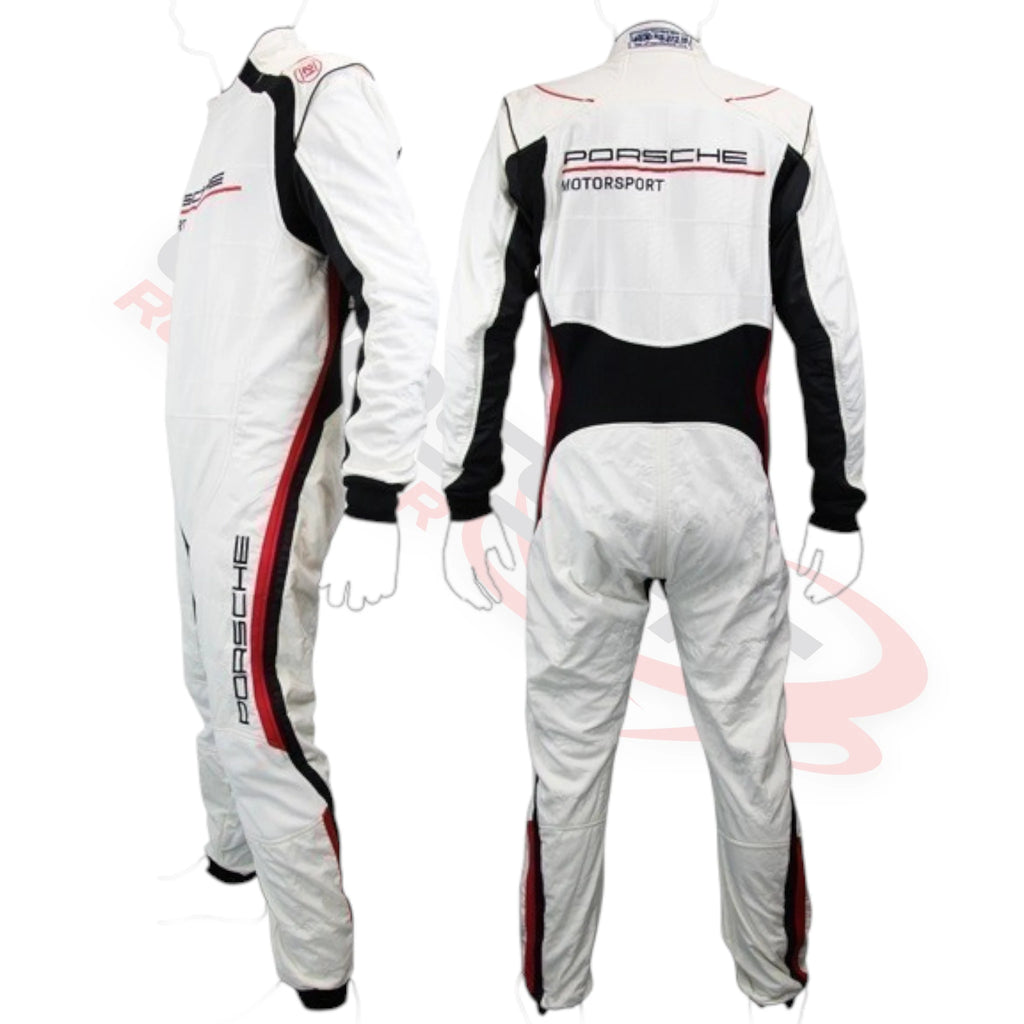 Stand 21 Porsche Evo Printed Motorsport Race Suit White